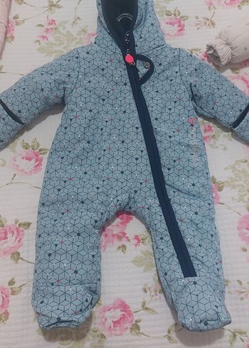 Gri Desenli Bebek Erkek Tulumu - Görsel 3