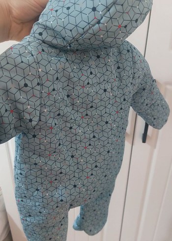 Gri Desenli Bebek Erkek Tulumu - Görsel 2