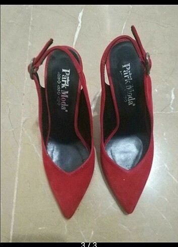 35 Beden Kırmızı topuklu ayakkabı 