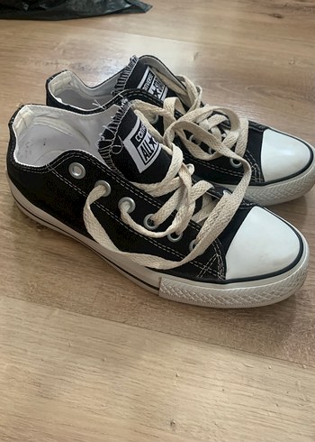 Siyah Converse All Star Kadın Spor Ayakkabı - Görsel 3