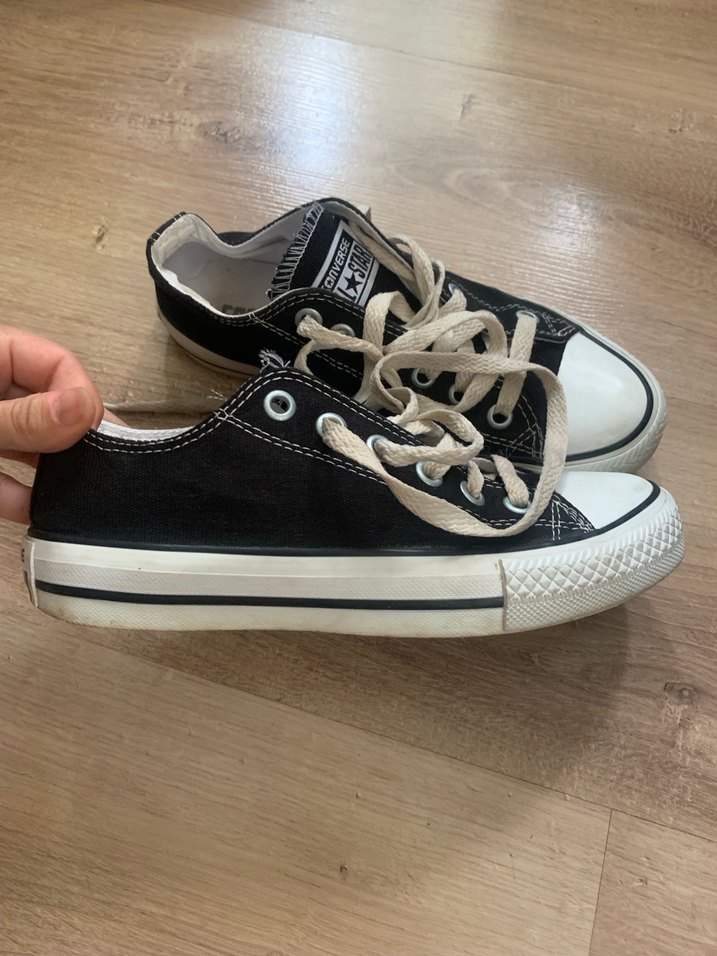Siyah Converse All Star Kadın Spor Ayakkabı - Görsel 2