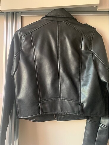 Pull and Bear Orjinal P&B biker deri ceket