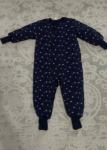Lacivert Erkek Çocuk Uyku Tulumu - Görsel 2