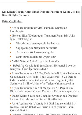 Lacivert Erkek Çocuk Uyku Tulumu - Görsel 7