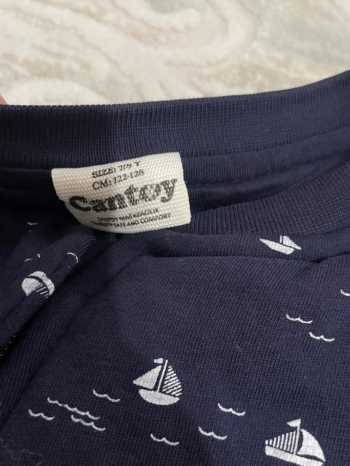 Lacivert Erkek Çocuk Uyku Tulumu - Görsel 4