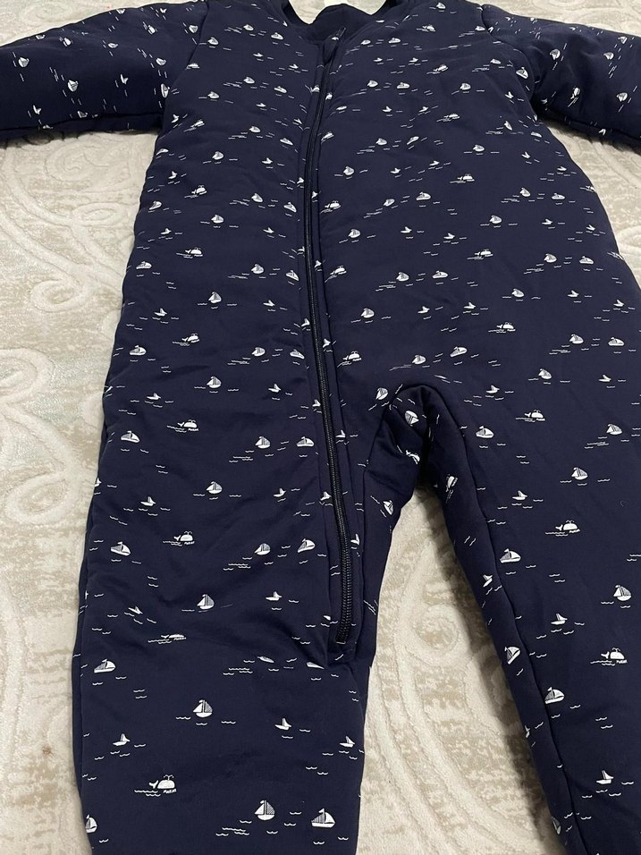 Lacivert Erkek Çocuk Uyku Tulumu - Görsel 3