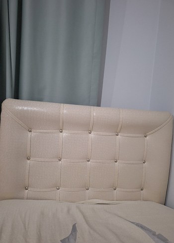 Başlıklı Baza ve 90x190 yatak tek kişilik - Görsel 7