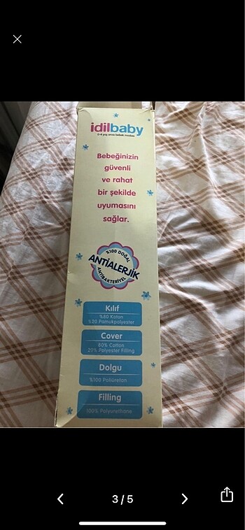 idil Baby BEBEK UYKU YASTIĞI