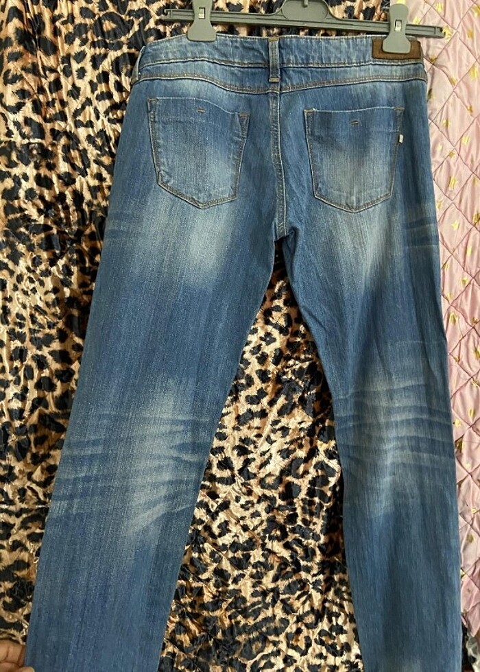 Mango düşük bel y2k kot pantolon - Görsel 4