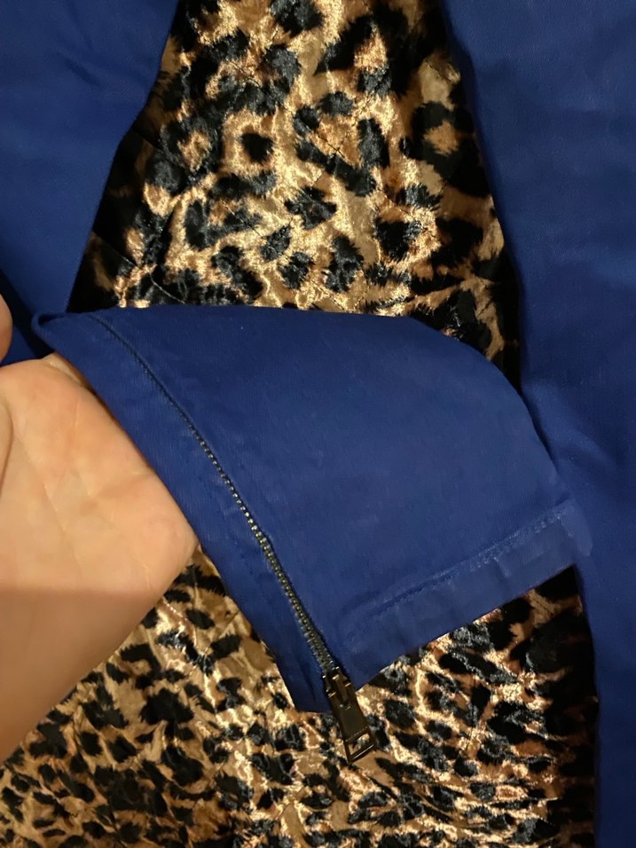 Kadın Koyu Mavi mumlu Pantolon Burberry - Görsel 3