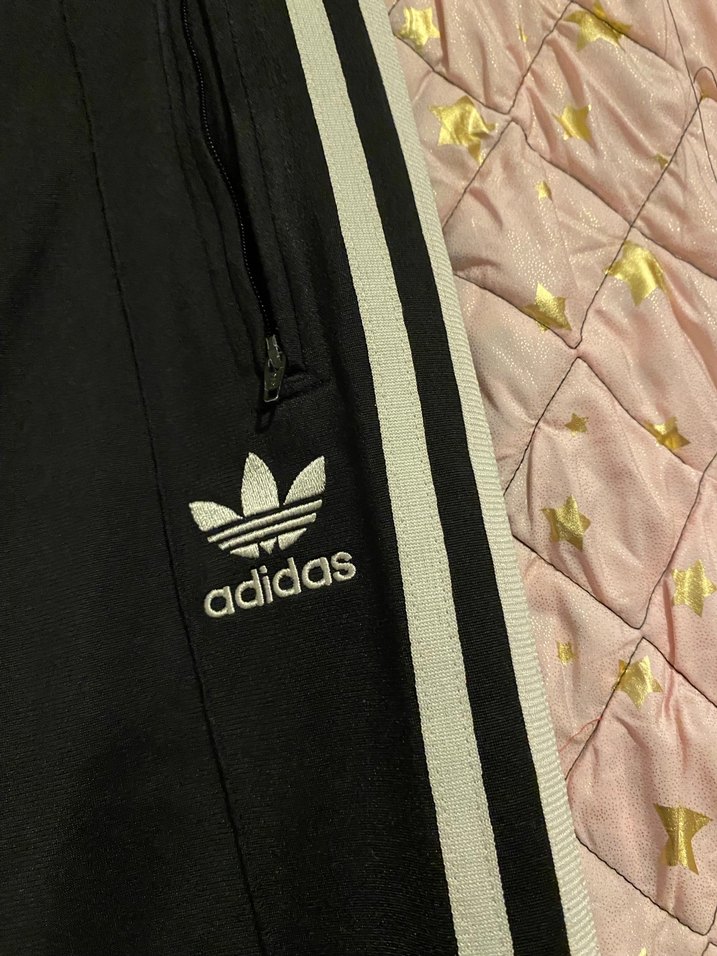 Kadın Siyah Adidas Fermuarlı Eşofman Altı - Görsel 2