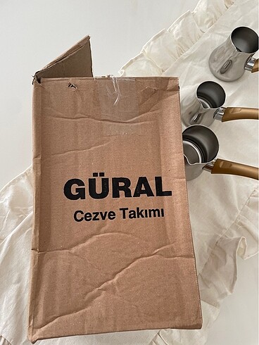  Beden Güral porselen cezve takımı