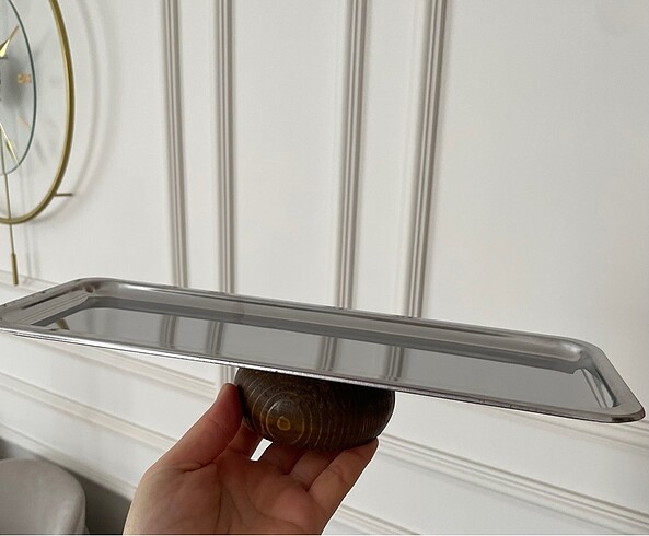 Ahşap ayaklı metal sunumluk - Görsel 7