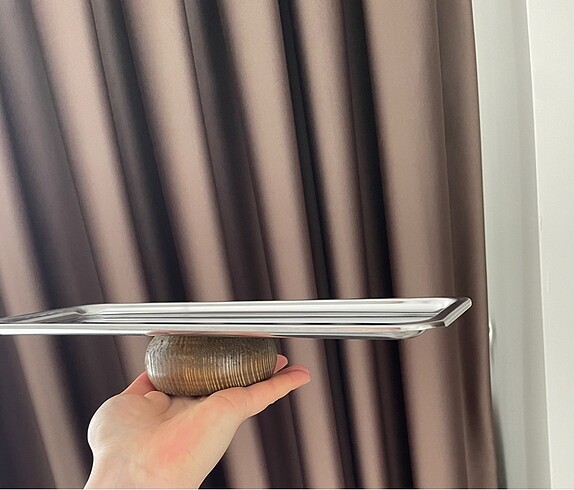 Ahşap ayaklı metal sunumluk - Görsel 8