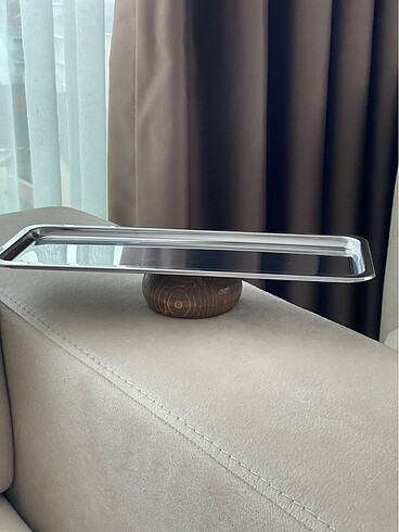 Ahşap ayaklı metal sunumluk - Görsel 5