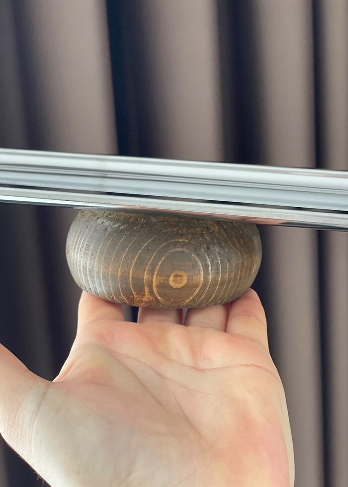 Ahşap ayaklı metal sunumluk - Görsel 3