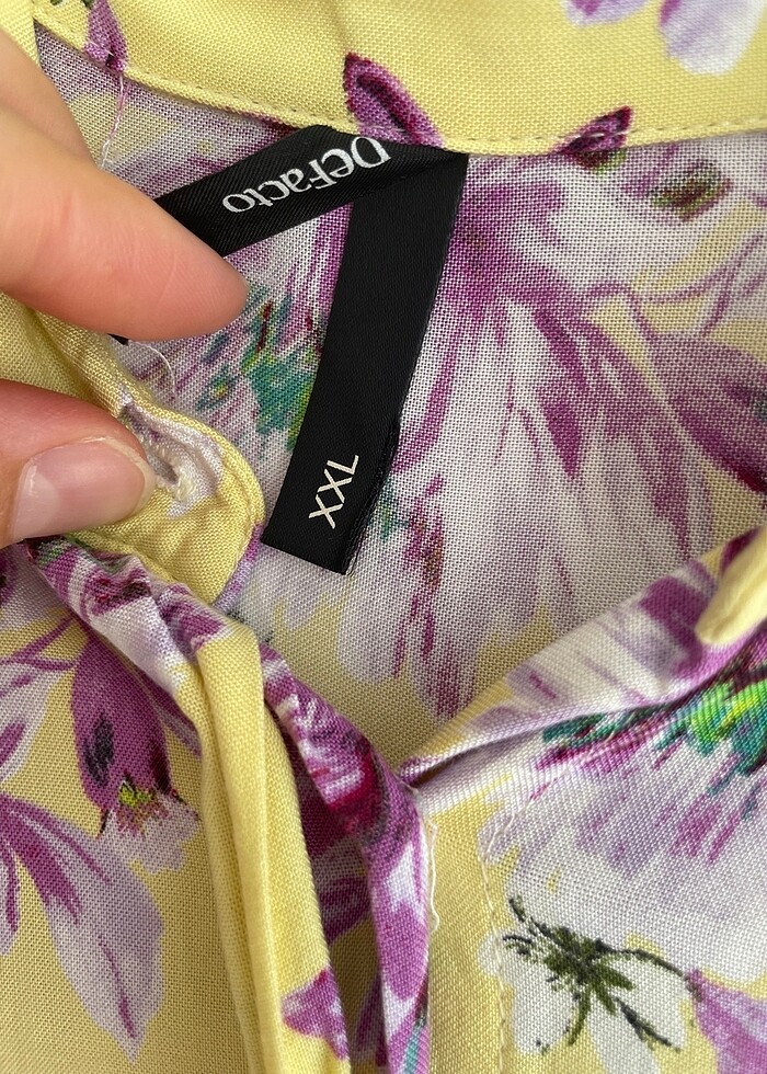 DeFacto çiçekli uzun tunik - Görsel 4