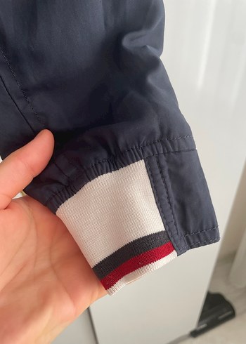 Erkek Mavi Gri Fermuarlı Yağmurluk - Görsel 3