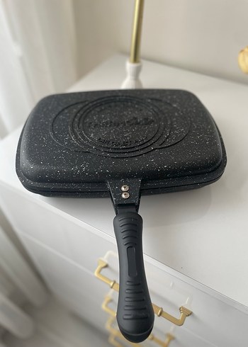 Siyah Çift Taraflı Tava sıfır ürün - Görsel 7