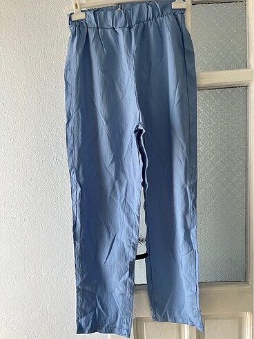 xl Beden mavi Renk Bebe mavi pantolon