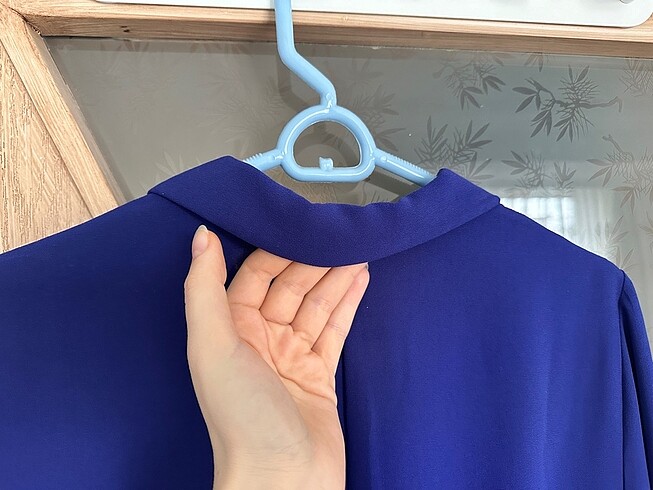 Trendyol gece mavisi elbise - Görsel 7