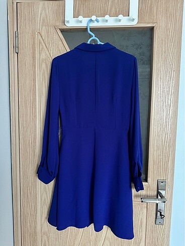 Trendyol gece mavisi elbise - Görsel 6