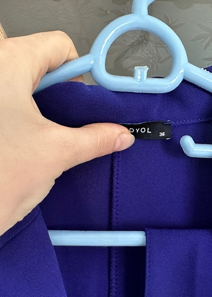 Trendyol gece mavisi elbise - Görsel 2