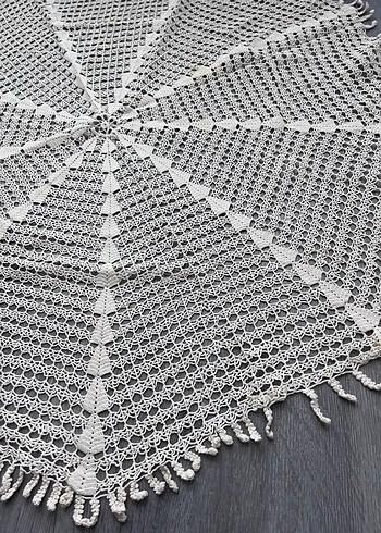 El Örgüsü Yuvarlak fiskos masası örtüsü - Görsel 2