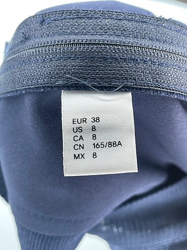 38 Beden lacivert Renk H&M Kalem Elbise %70 İndirimli.