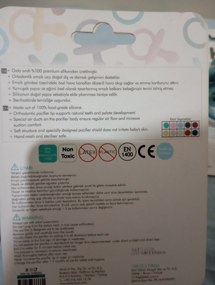 OiOi Pastel Mavi Emzik - Görsel 3