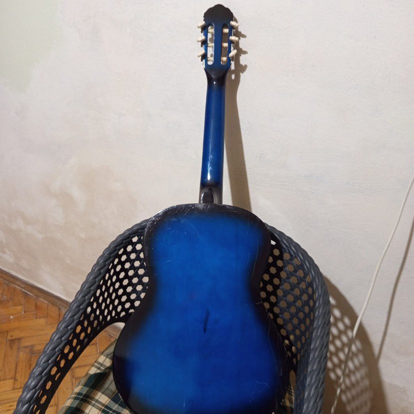 Koyu Mavi Klasik Gitar - Görsel 2