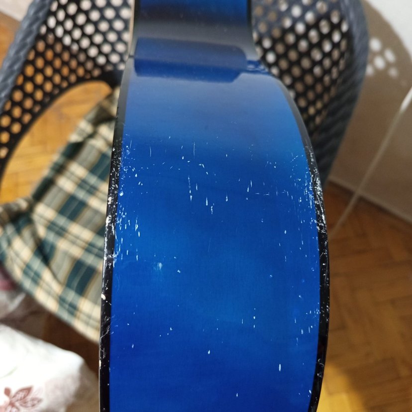 Koyu Mavi Klasik Gitar - Görsel 4