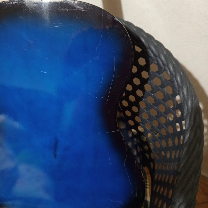 Koyu Mavi Klasik Gitar - Görsel 5