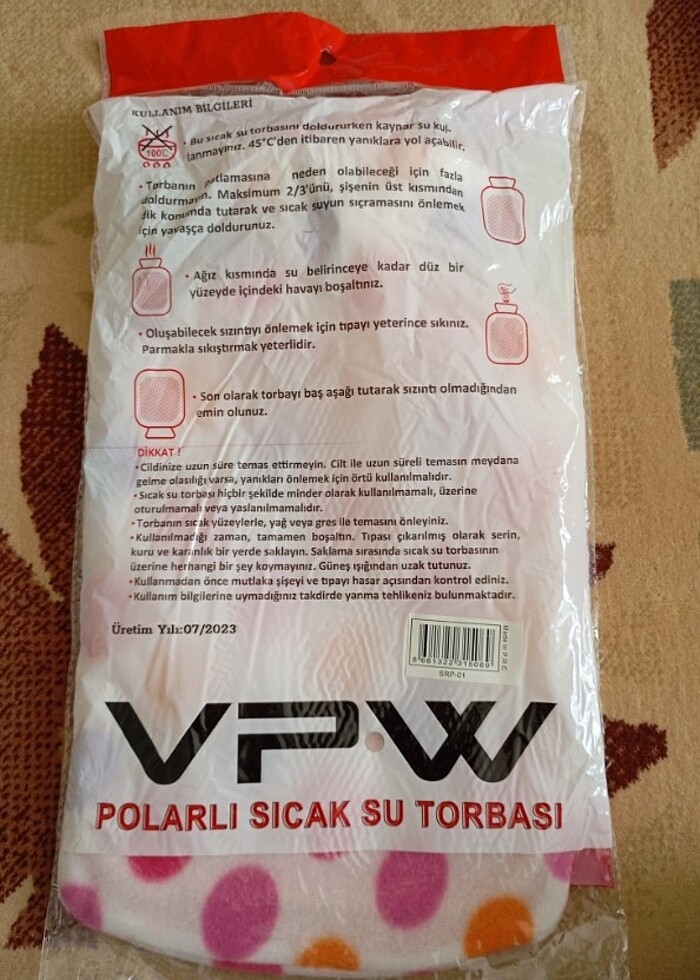 Sıcak su torbası  - Görsel 3