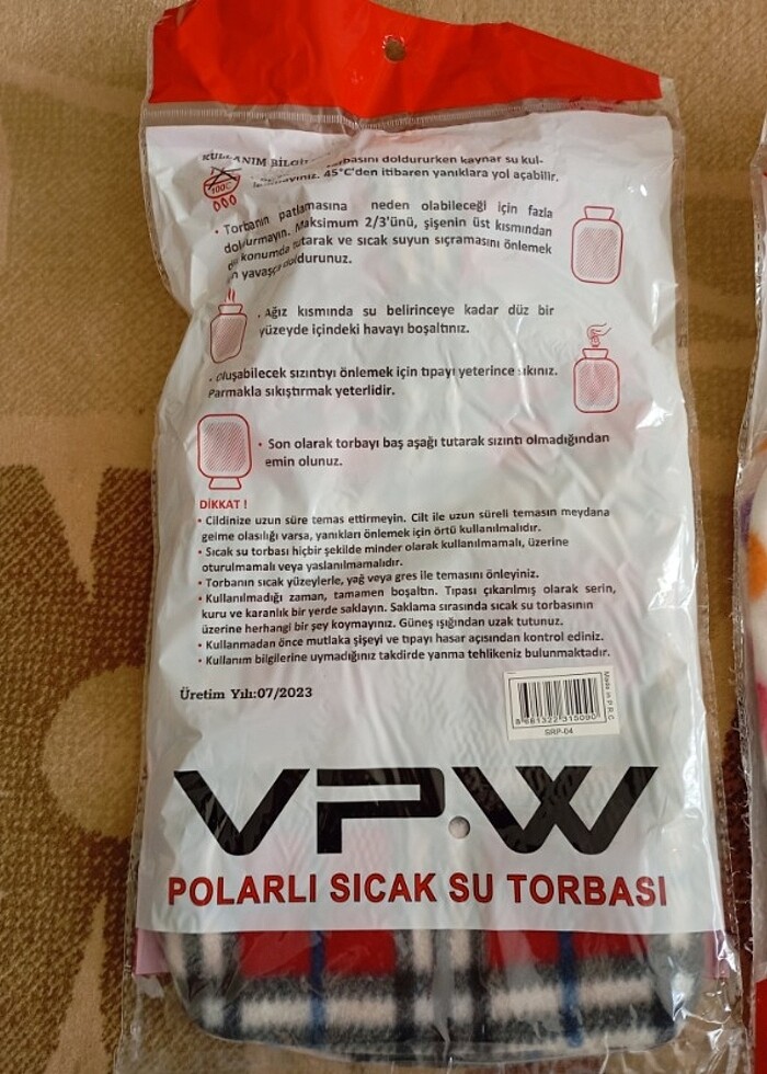 Sıcak su torbası  - Görsel 3