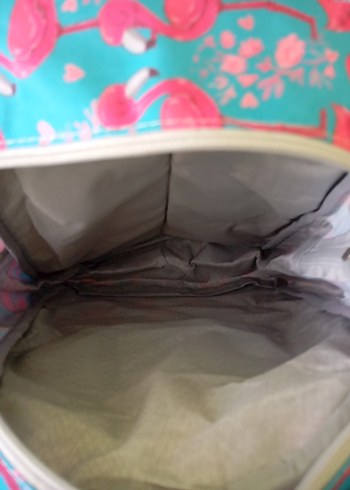 Cambridge Polo Club 3'lü okul çantası Pembe Flamingo Desenli - Görsel 3