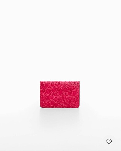 Mango Mango pembe timsah derisi kartlık cüzdan