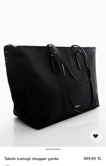 Mango Mango siyah shopper çanta