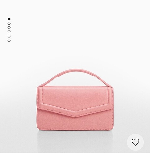 Mango pastel pembe çanta