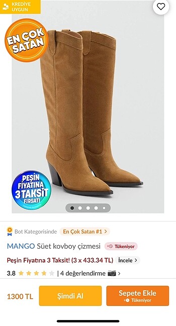 Mango çizme
