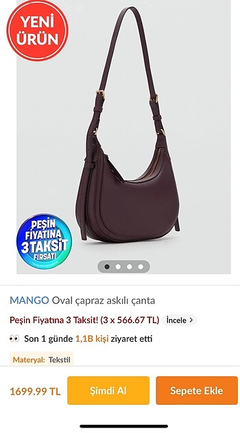 Mango çanta