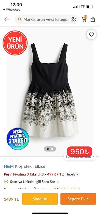 H&M elbise