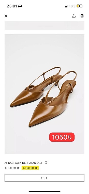 Zara ayakkabı
