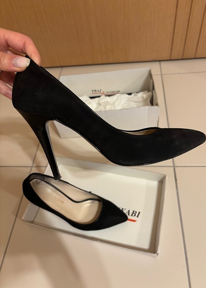 Süet Stiletto - Görsel 3