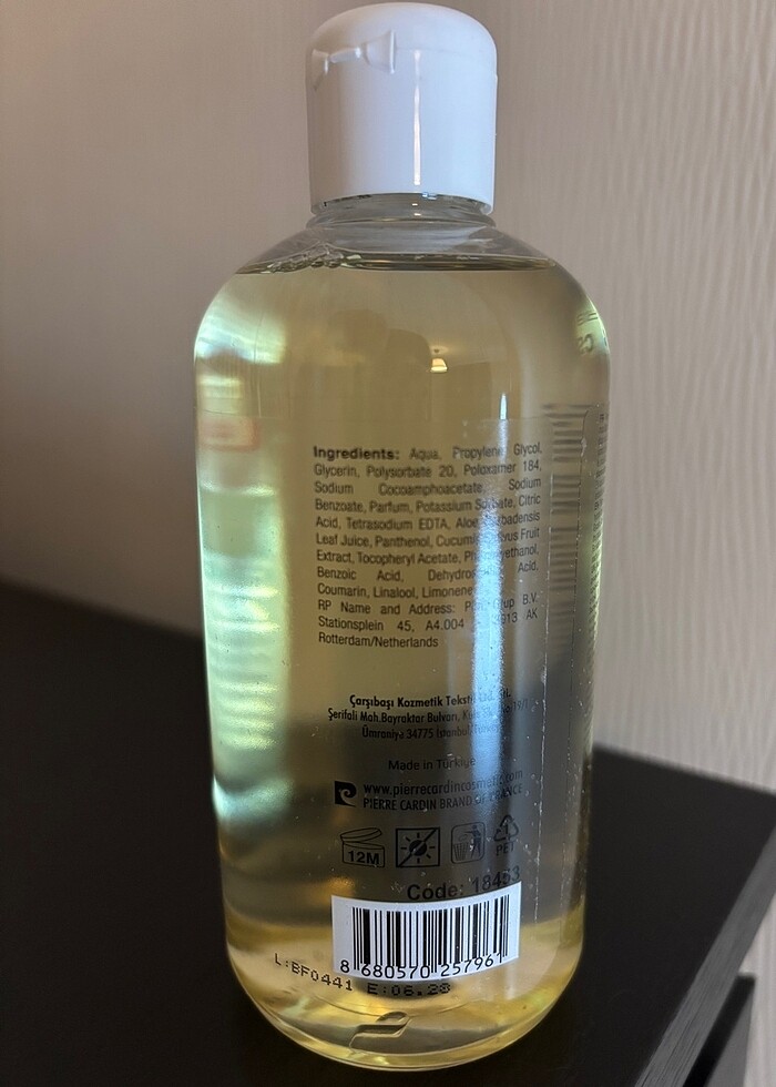 Pierre Cardin Makyaj Temizleme Suyu - Görsel 2