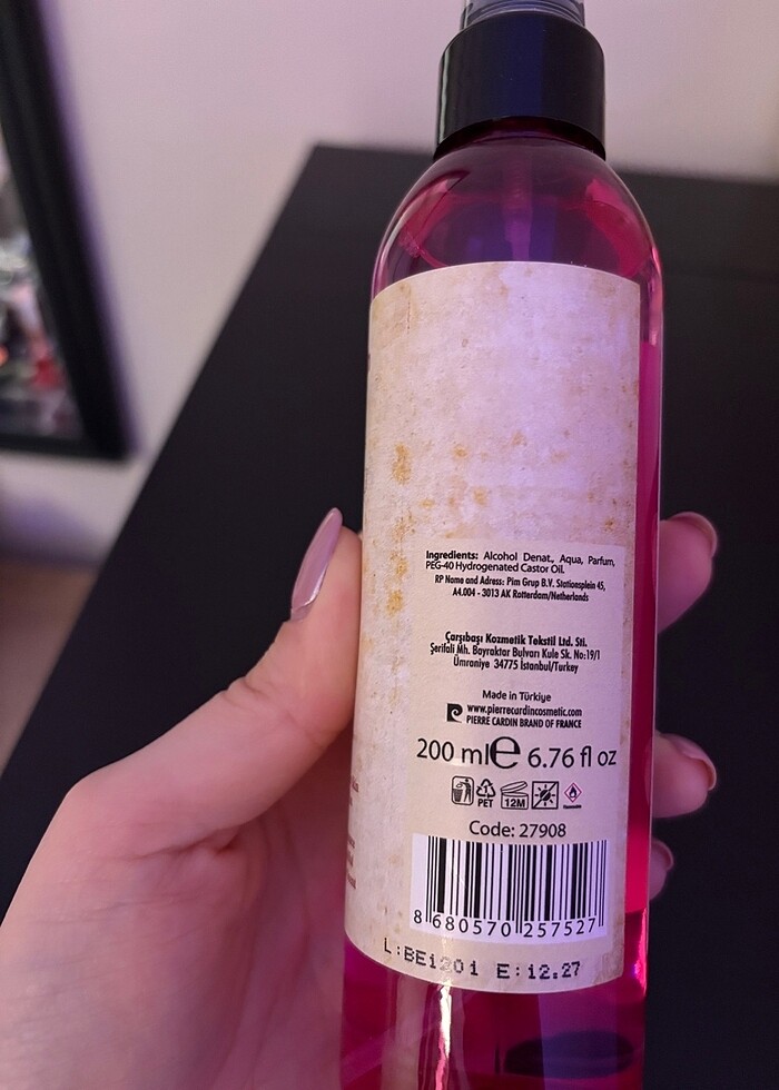 Pierre Cardin Body Mist - Görsel 3