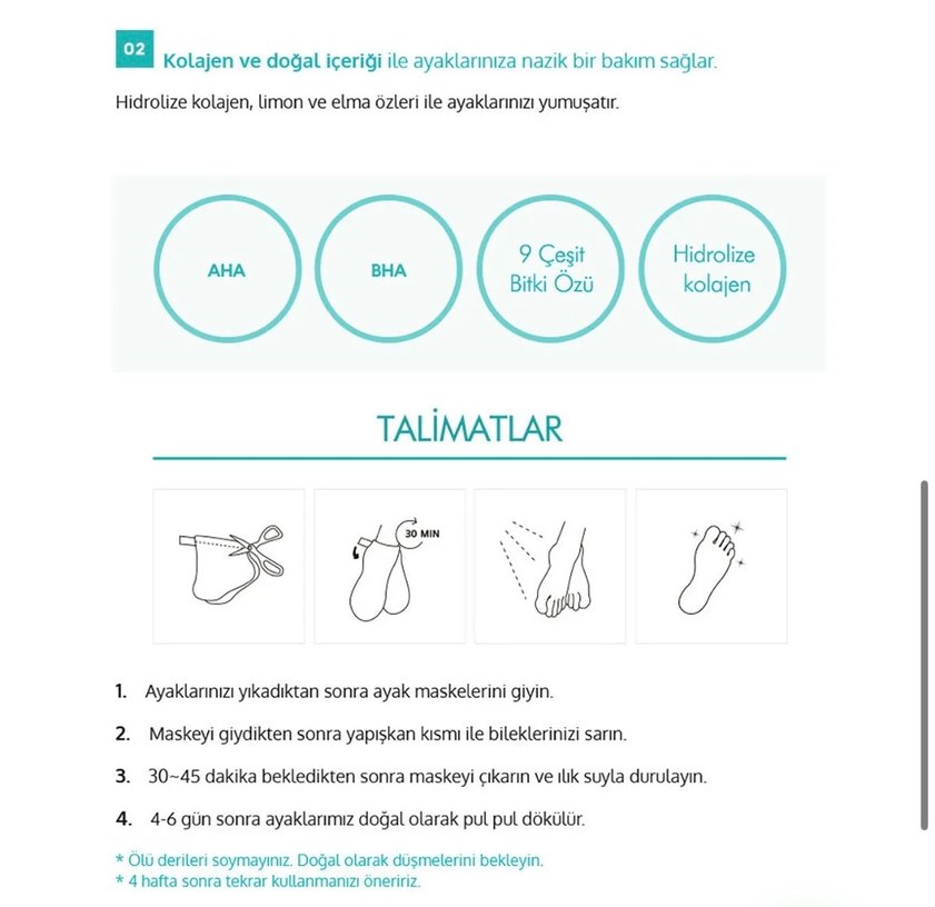 Soyulan Ayak Maskesi - Görsel 5