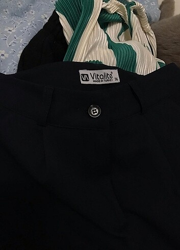 Zara Lacivert havuç paça pantolon 