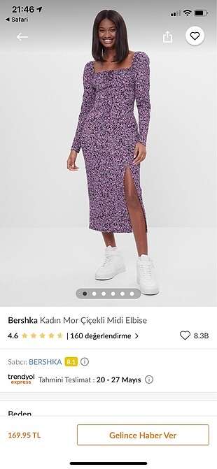 Bershka elbise