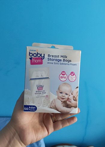 Baby Mom Anne Sütü Saklama Poşeti 50'li - Görsel 2